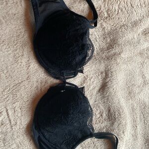Victoria's Secret Black lace  Bra 36D